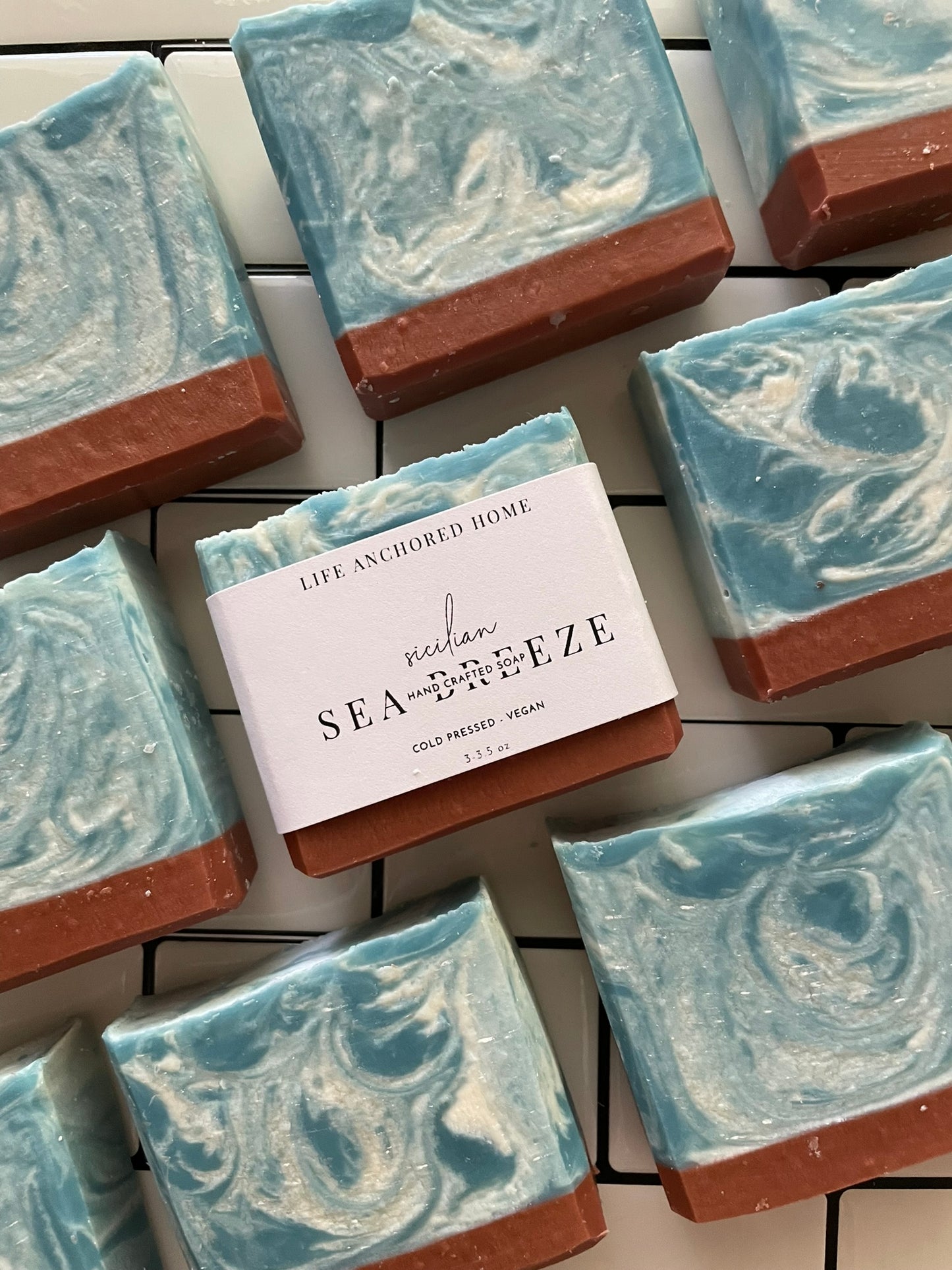 Sicilian Sea Breeze Cold Process Soap